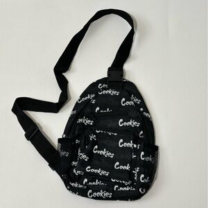 Cookies Men’s Logo Slingbag Crossbody Small Backpack Travel Multiple Pockets